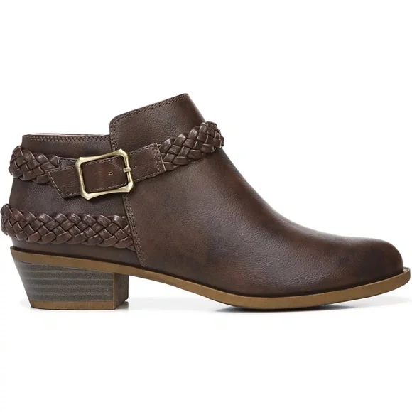 Life stride memory foam Adriana booties 1.25 heel in brown size 7.5W - Picture 2 of 7